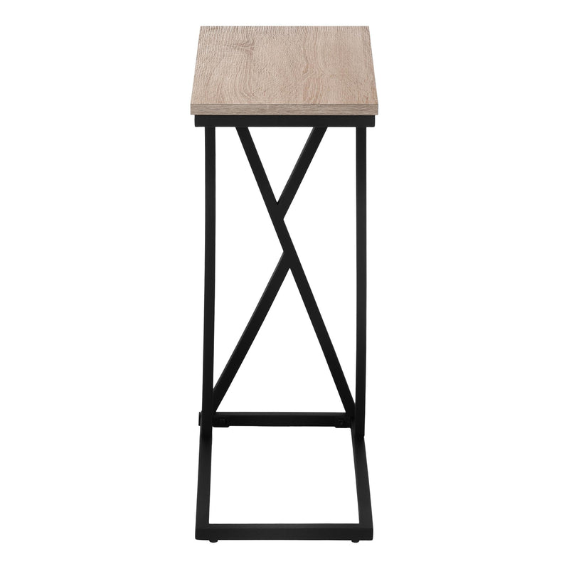 Monarch I 3249 Accent Table - Dark Taupe/Black IMAGE 3