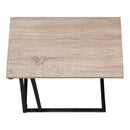 Monarch I 3249 Accent Table - Dark Taupe/Black IMAGE 5