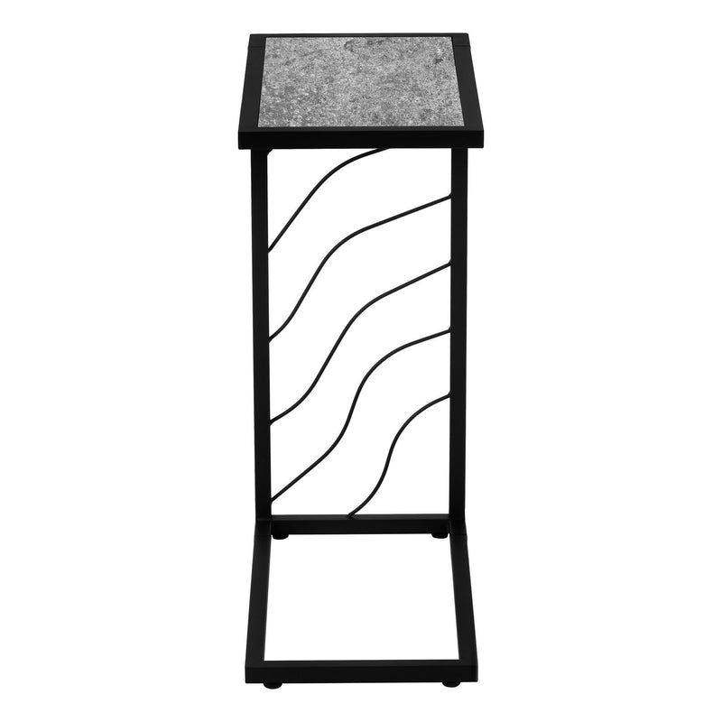 Monarch I 3301 Accent Table - Grey/Black IMAGE 3
