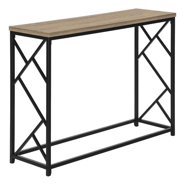 Monarch I 3533 Hall Console - Dark Taupe/Black IMAGE 1