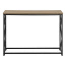 Monarch I 3533 Hall Console - Dark Taupe/Black IMAGE 4