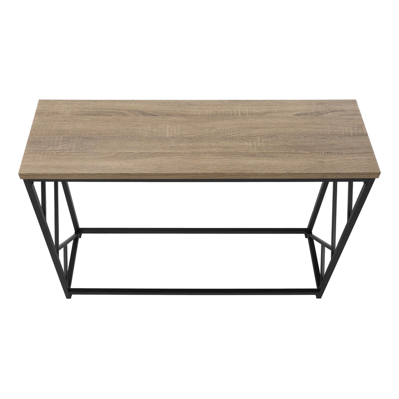 Monarch I 3533 Hall Console - Dark Taupe/Black IMAGE 5