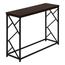 Monarch I 3534 Hall Console - Espresso/Black IMAGE 1