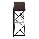 Monarch I 3534 Hall Console - Espresso/Black IMAGE 3