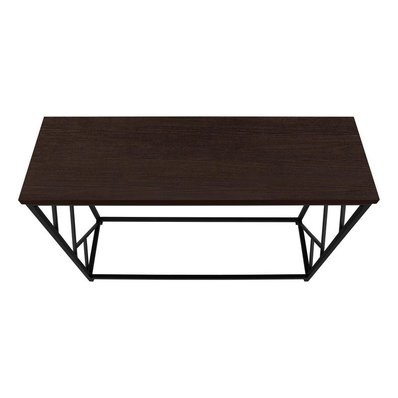Monarch I 3534 Hall Console - Espresso/Black IMAGE 5