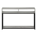 Monarch I 3572 Hall Table - Grey/Black IMAGE 2