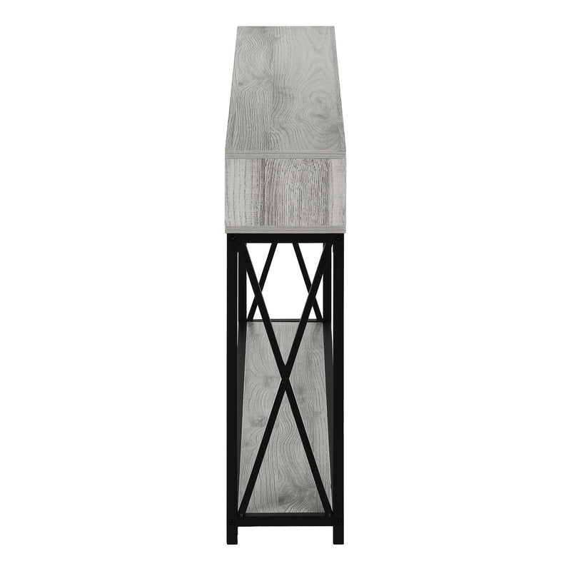 Monarch I 3572 Hall Table - Grey/Black IMAGE 3