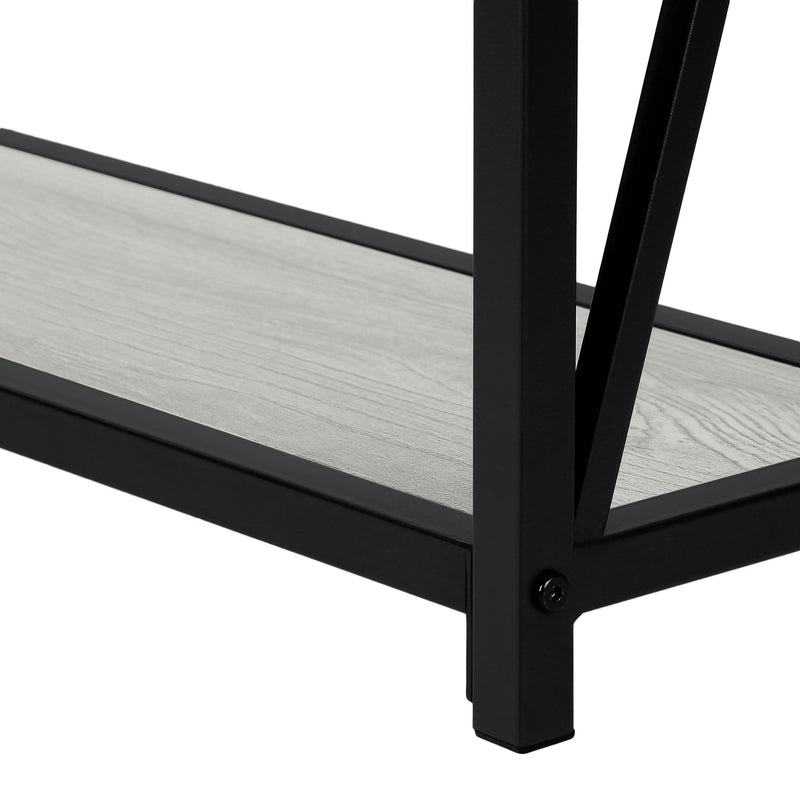 Monarch I 3572 Hall Table - Grey/Black IMAGE 8
