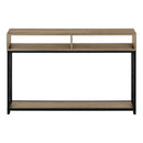 Monarch I 3573 Hall Table - Taupe/Black IMAGE 2