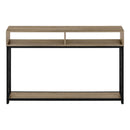 Monarch I 3573 Hall Table - Taupe/Black IMAGE 4