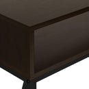Monarch I 3574 Hall Table - Espresso/Black IMAGE 6