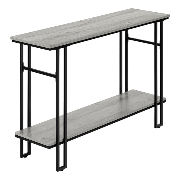 Monarch I 3576 Hall Table - Grey/Black IMAGE 1