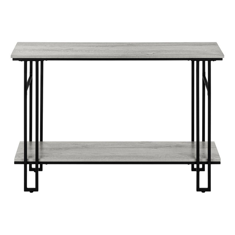 Monarch I 3576 Hall Table - Grey/Black IMAGE 2