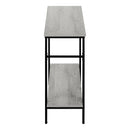 Monarch I 3576 Hall Table - Grey/Black IMAGE 3