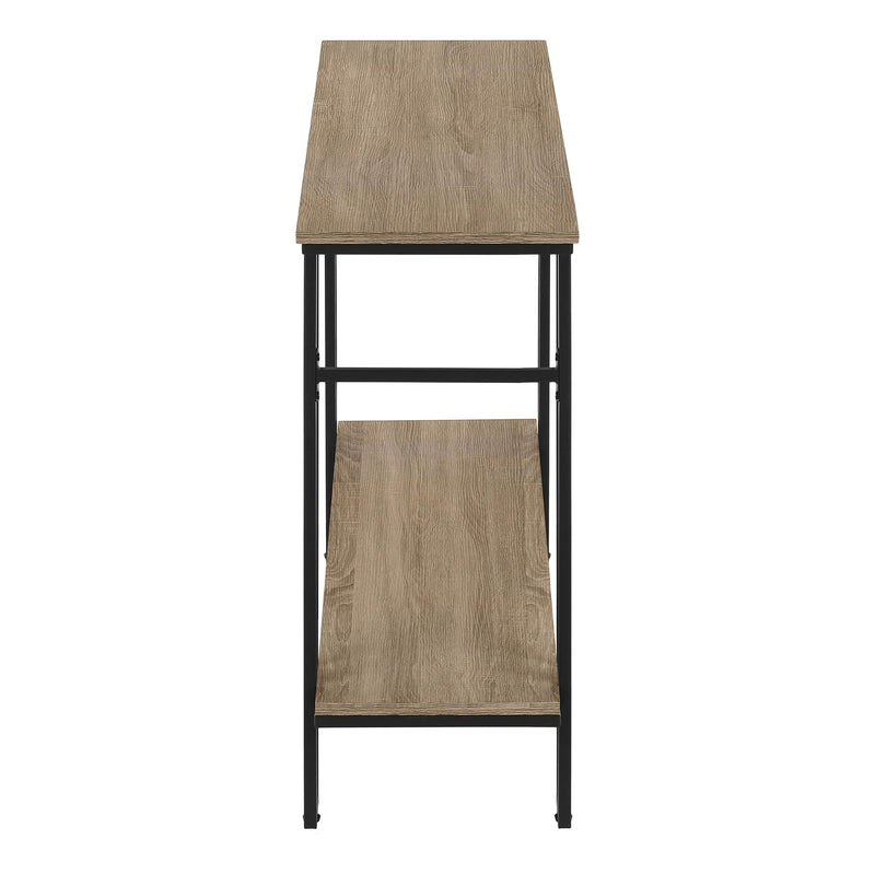 Monarch I 3577 Hall Table - Taupe/Black IMAGE 3