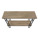 Monarch I 3577 Hall Table - Taupe/Black IMAGE 5