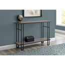Monarch I 3577 Hall Table - Taupe/Black IMAGE 9