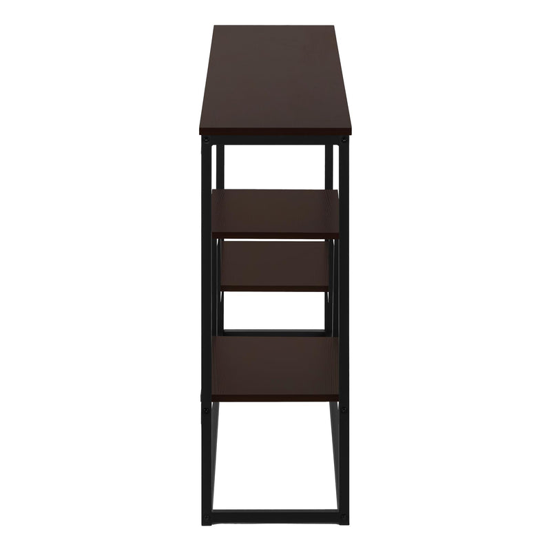 Monarch I 3582 Hall Table - Espresso/Black IMAGE 3