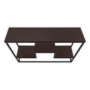 Monarch I 3582 Hall Table - Espresso/Black IMAGE 4