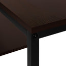 Monarch I 3582 Hall Table - Espresso/Black IMAGE 5