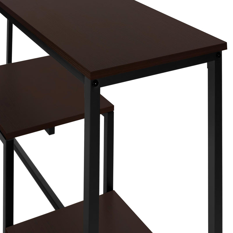 Monarch I 3582 Hall Table - Espresso/Black IMAGE 6