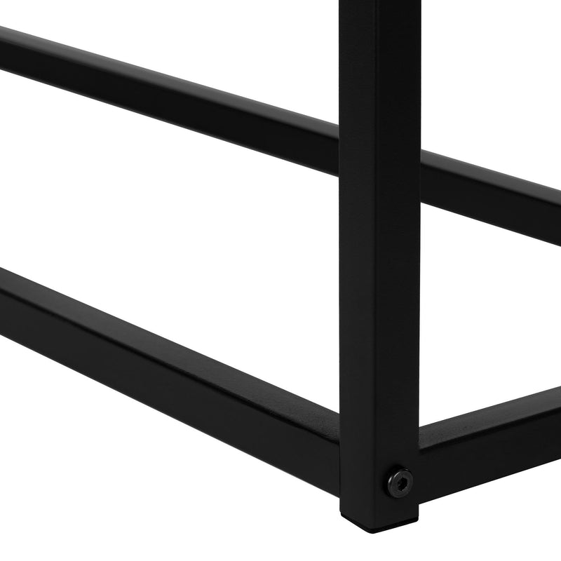 Monarch I 3582 Hall Table - Espresso/Black IMAGE 7