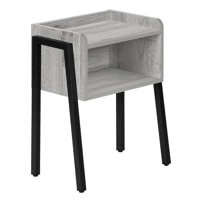 Monarch I 3591 End Table - Grey/Black IMAGE 1