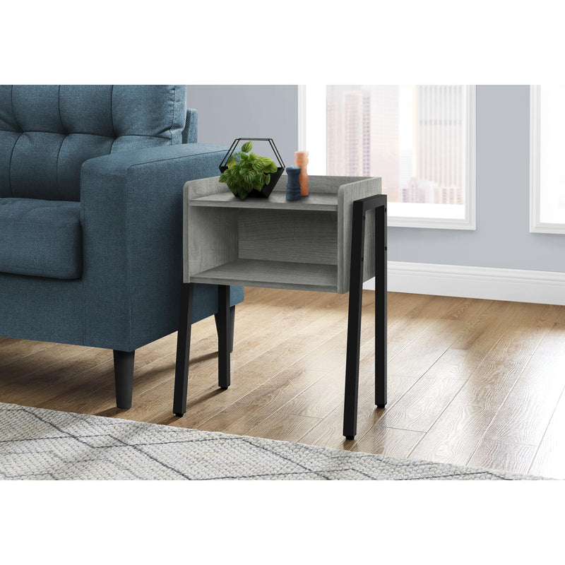 Monarch I 3591 End Table - Grey/Black IMAGE 8