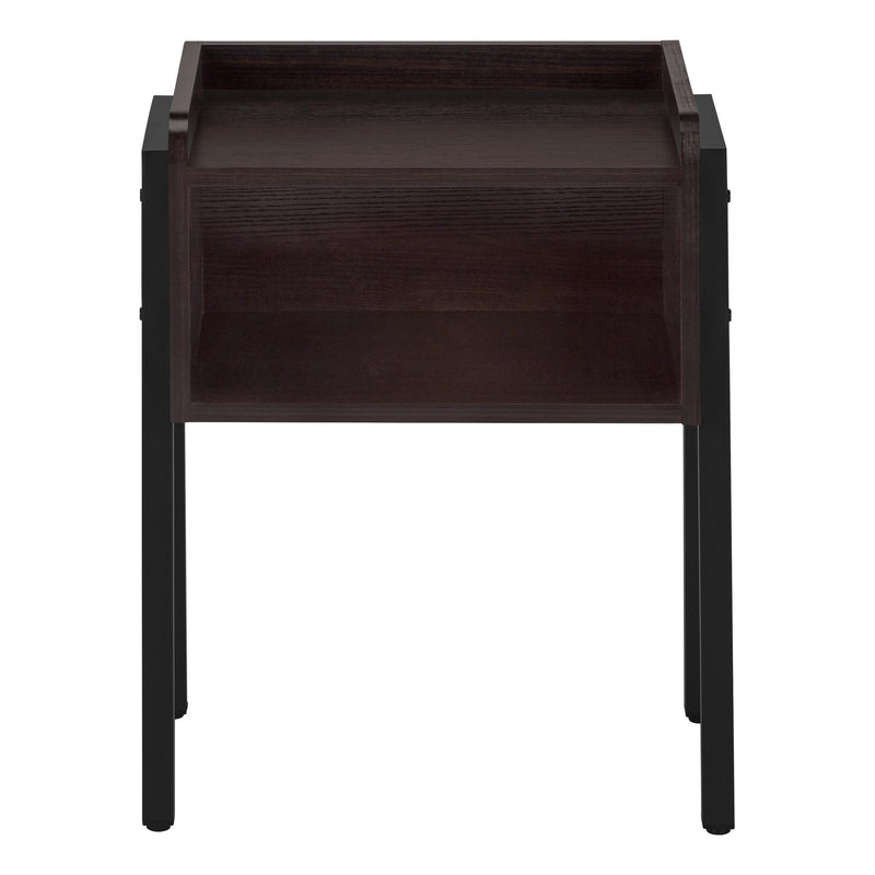 Monarch I 3593 End Table - Espresso/Black IMAGE 2