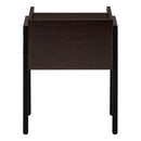Monarch I 3593 End Table - Espresso/Black IMAGE 4