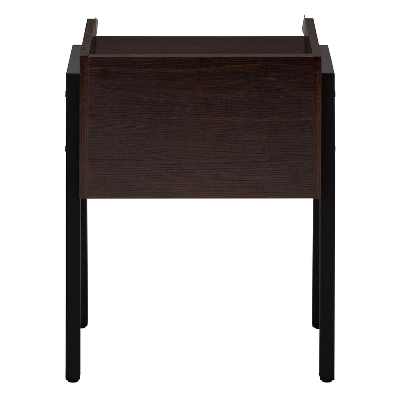 Monarch I 3593 End Table - Espresso/Black IMAGE 4