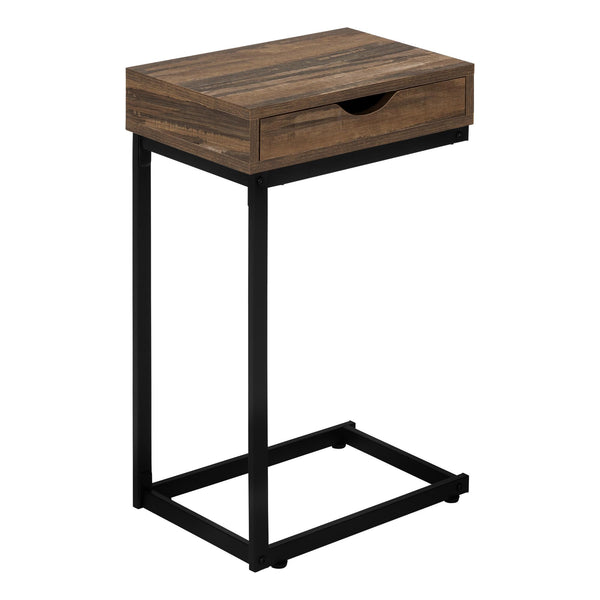 Monarch I 3602 Accent Table - Brown/Black IMAGE 1
