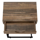 Monarch I 3602 Accent Table - Brown/Black IMAGE 5