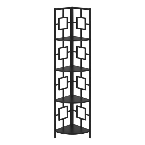 Monarch I 3610 62" Bookcase - Black/Black IMAGE 1