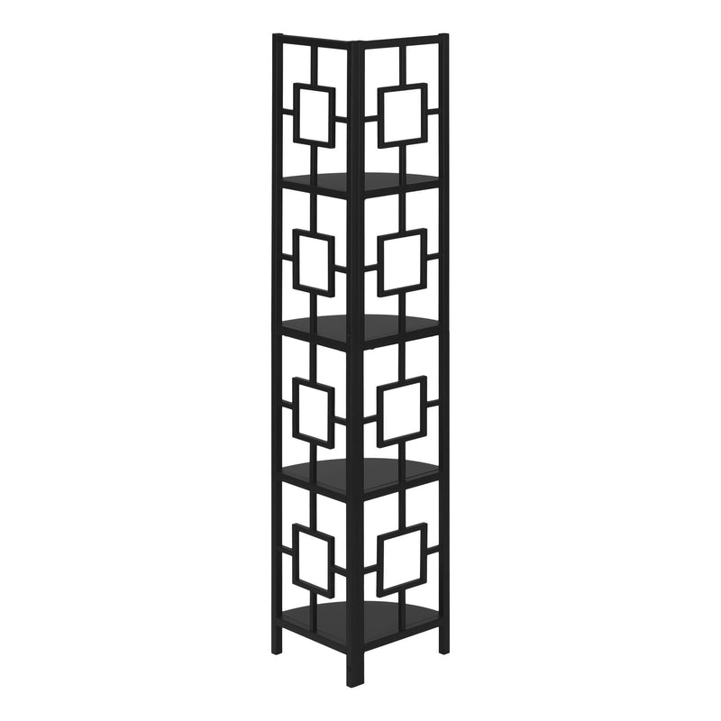 Monarch I 3610 62" Bookcase - Black/Black IMAGE 3