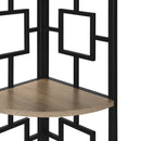 Monarch I 3611 62" Bookcase - Dark Taupe/Black IMAGE 6