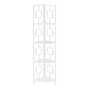 Monarch I 3613 62" Bookcase - White/White IMAGE 1