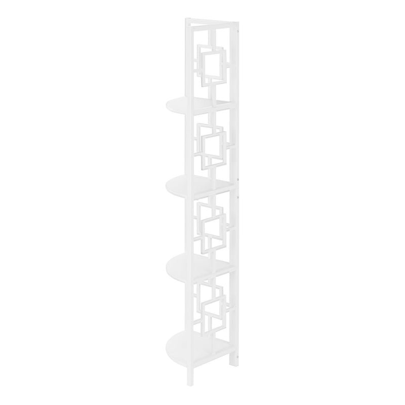 Monarch I 3613 62" Bookcase - White/White IMAGE 2