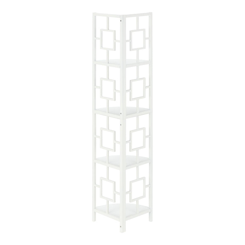 Monarch I 3613 62" Bookcase - White/White IMAGE 3