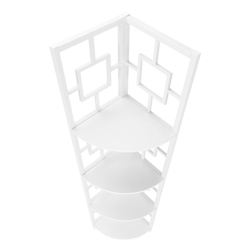 Monarch I 3613 62" Bookcase - White/White IMAGE 5
