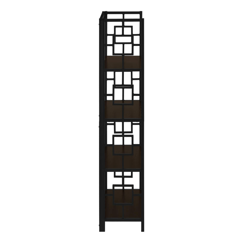 Monarch I 3617 62" Bookcase - Espresso/Black IMAGE 3