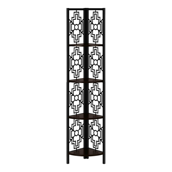 Monarch I 3622 62" Bookcase - Espresso/Black IMAGE 1