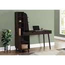 Monarch I 7096 Computer Desk with Bookcase - Espresso IMAGE 2