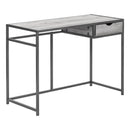 Monarch I 7217 Computer Desk - Grey/Dark Grey IMAGE 1