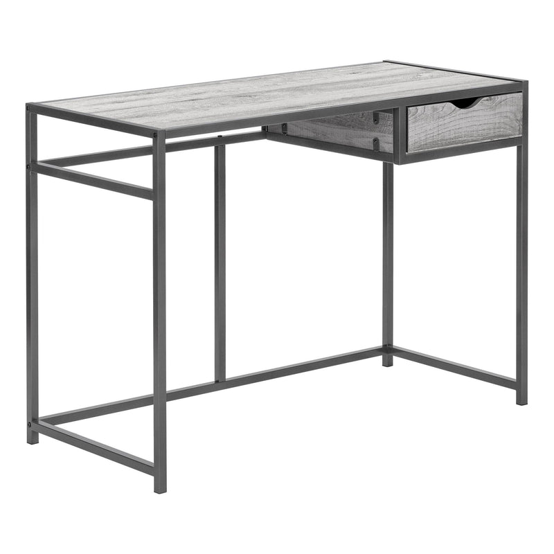 Monarch I 7217 Computer Desk - Grey/Dark Grey IMAGE 1