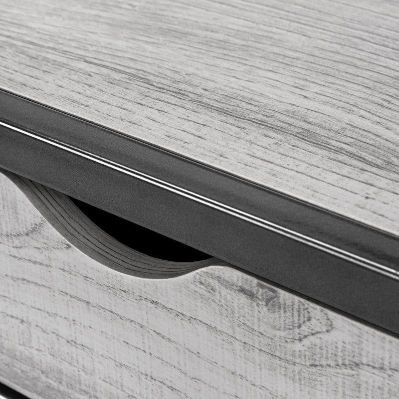 Monarch I 7217 Computer Desk - Grey/Dark Grey IMAGE 6