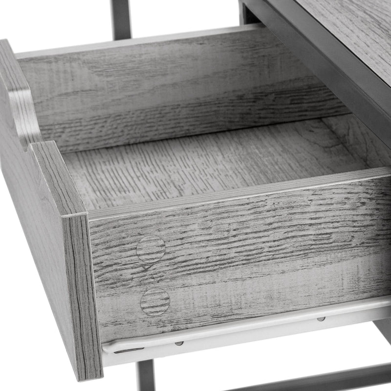 Monarch I 7217 Computer Desk - Grey/Dark Grey IMAGE 7