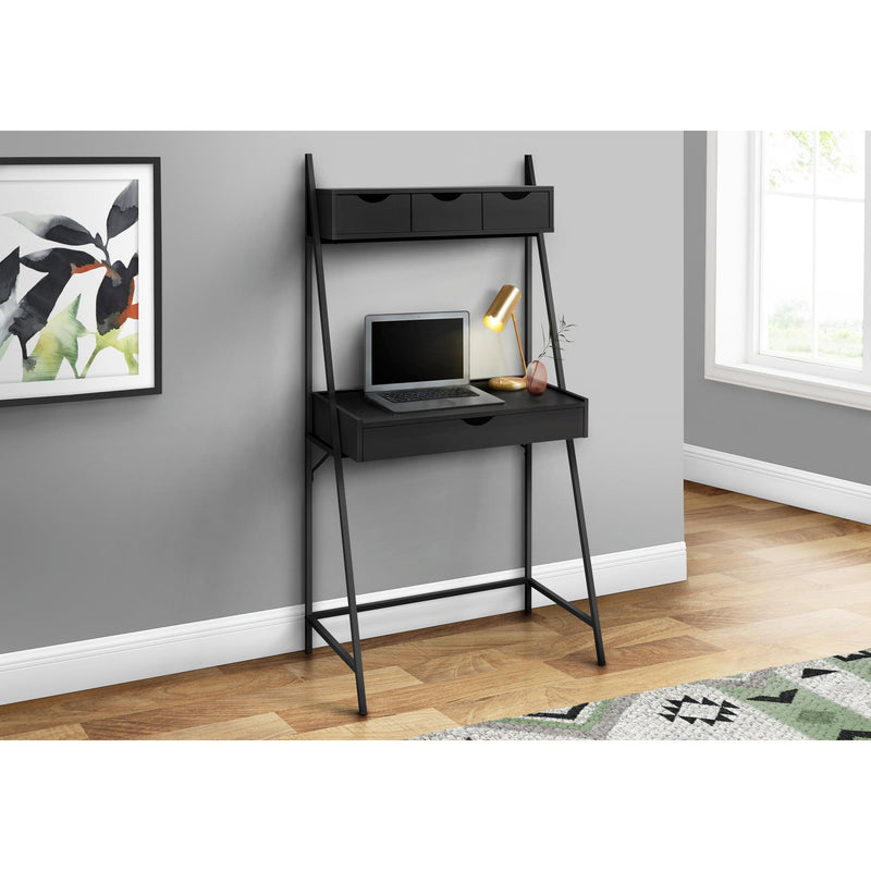 Monarch I 7330 Computer Desk - Black/Black IMAGE 9