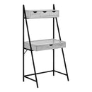 Monarch I 7331 Computer Desk - Grey/Black IMAGE 1