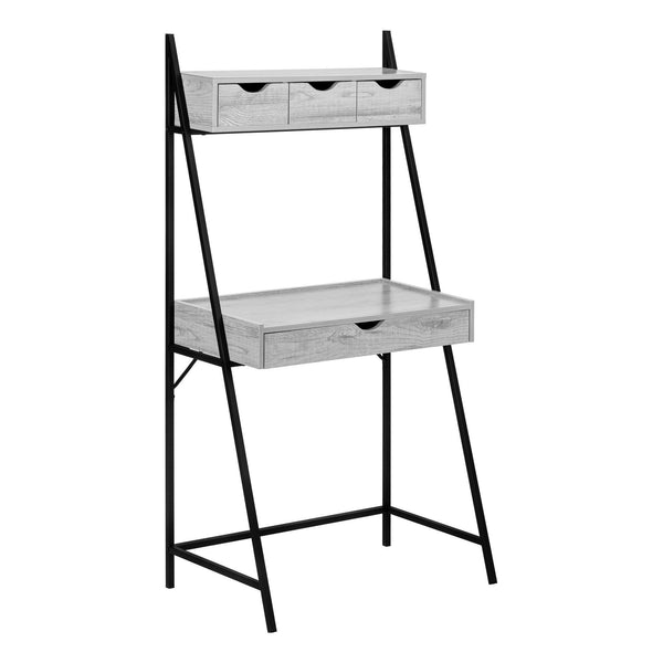 Monarch I 7331 Computer Desk - Grey/Black IMAGE 1